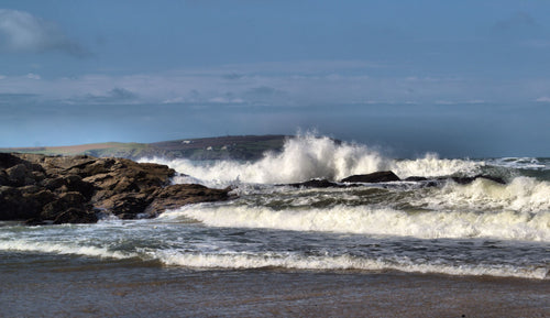 Breaking Surf, Trevone, Fine Art Photo Print by Daz James Photography